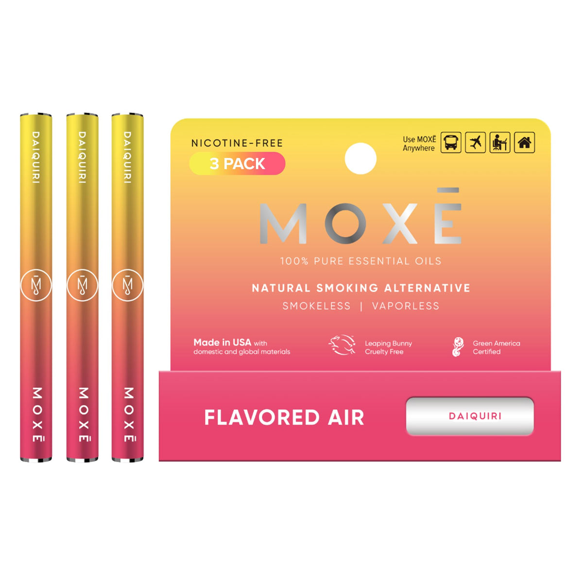 MOXE Non-Electric Aromatherapy Inhaler, Portable Scent Delivery