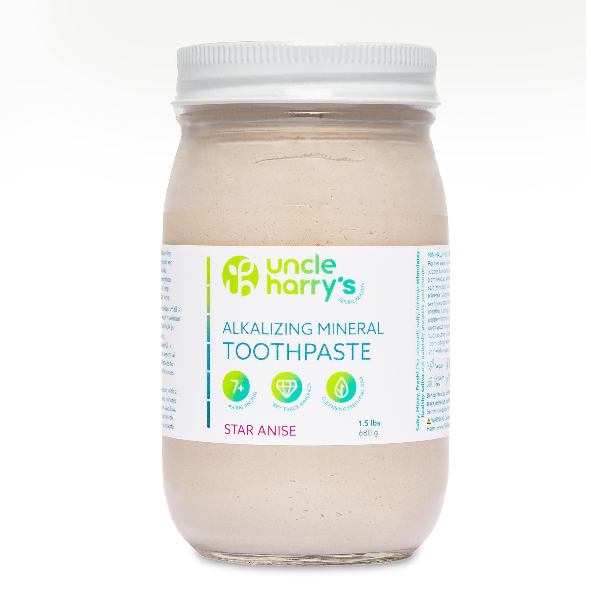 Uncle Harry's Remineralizing Toothpaste