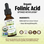 Folinic Acid Liquid Drops by Dr. Green Mom


