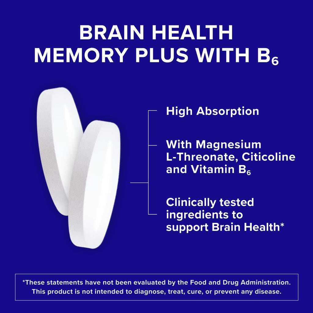 Qunol Brain Health Memory Citicoline & Magnesium L-Threonate

