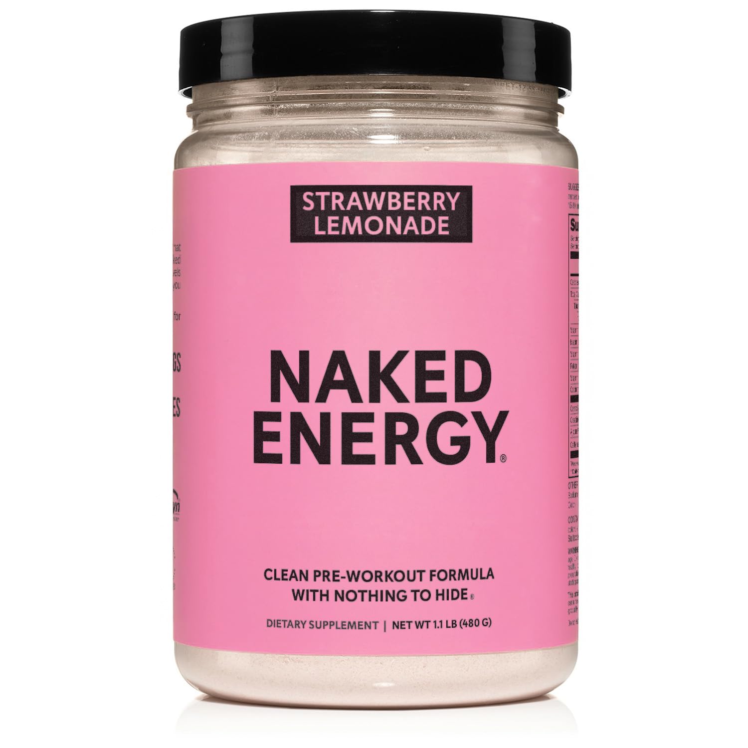 Naked Energy Pre Workout Powder – NSF Certified, Vegan