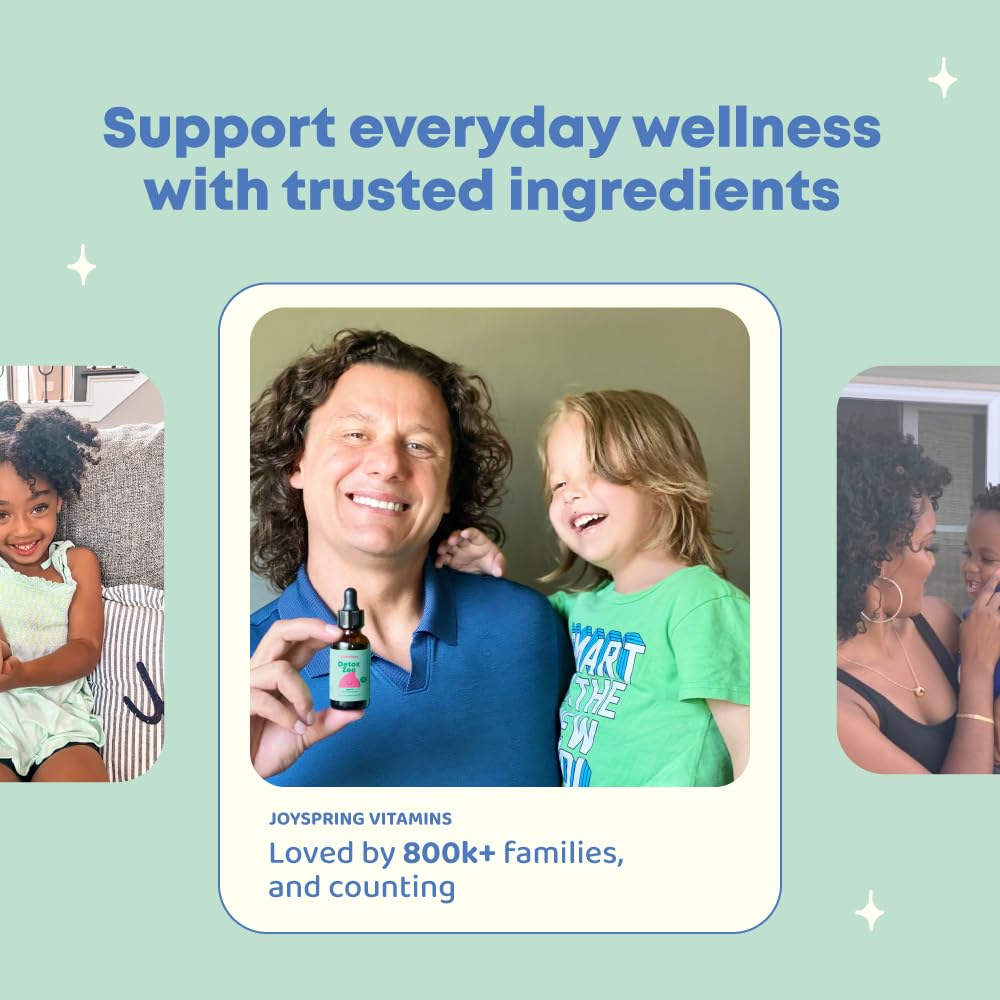 JoySpring DetoxZee Zeolite Drops for Kids - Berry Flavor

