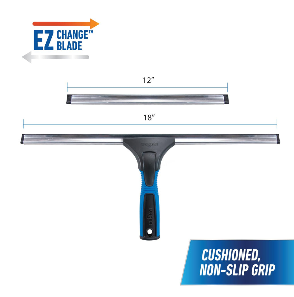 Unger Professional EZ Change Window Squeegee | Streak-Free

