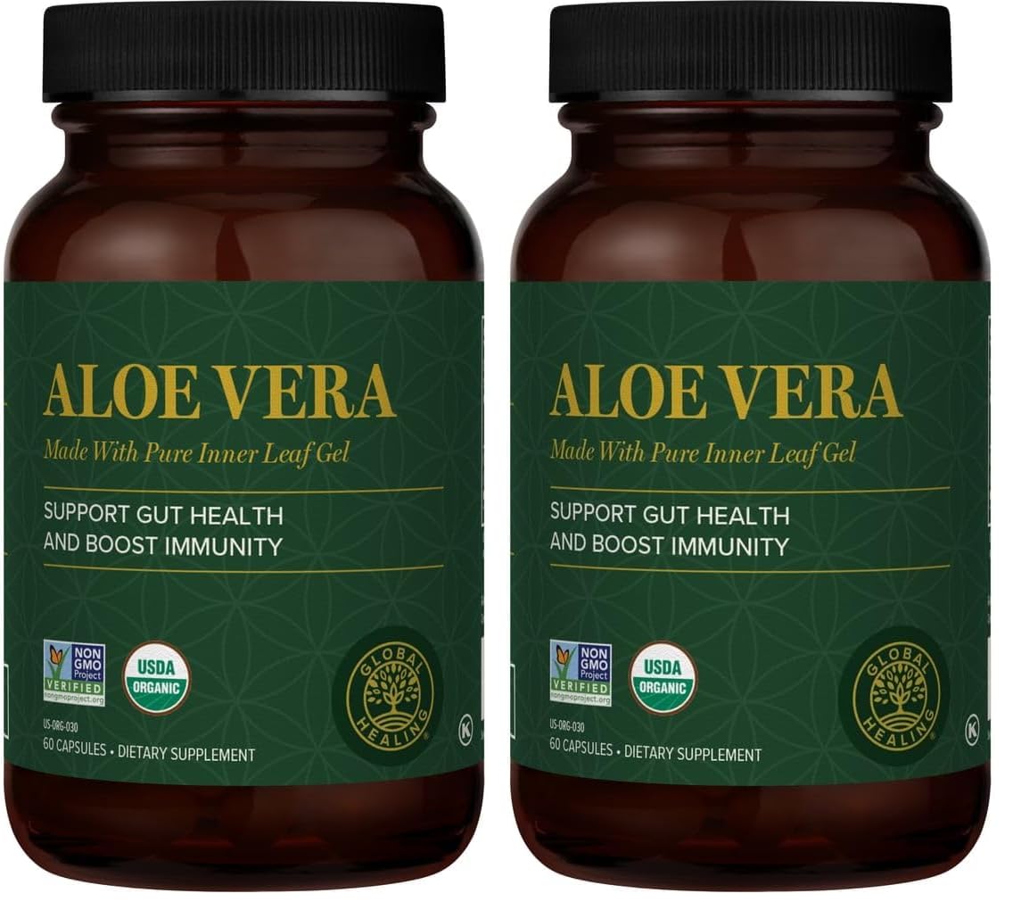 Global Healing Aloe Vera Bio-Active Organic Leaf Supplement