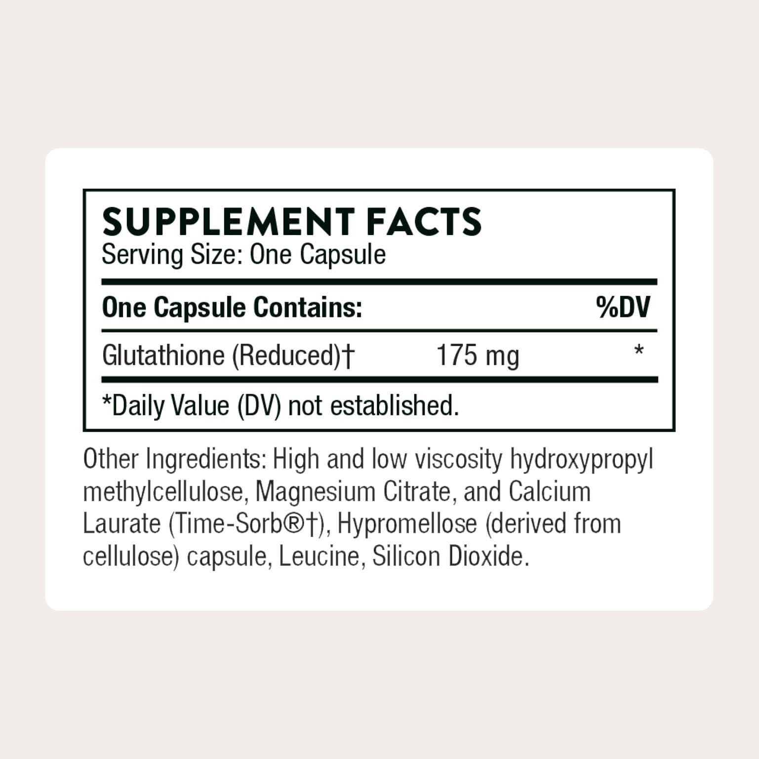 Thorne Glutathione Supplement for Antioxidant Support

