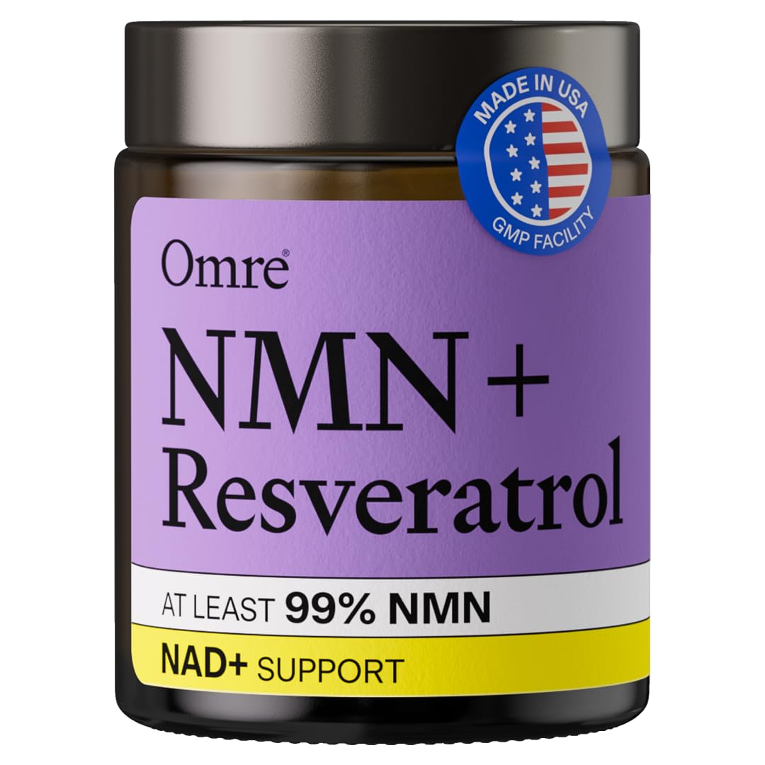Omre NMN + Resveratrol NAD+ Support | 60 Capsules

