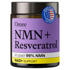 Omre NMN + Resveratrol NAD+ Support, 60 Capsules