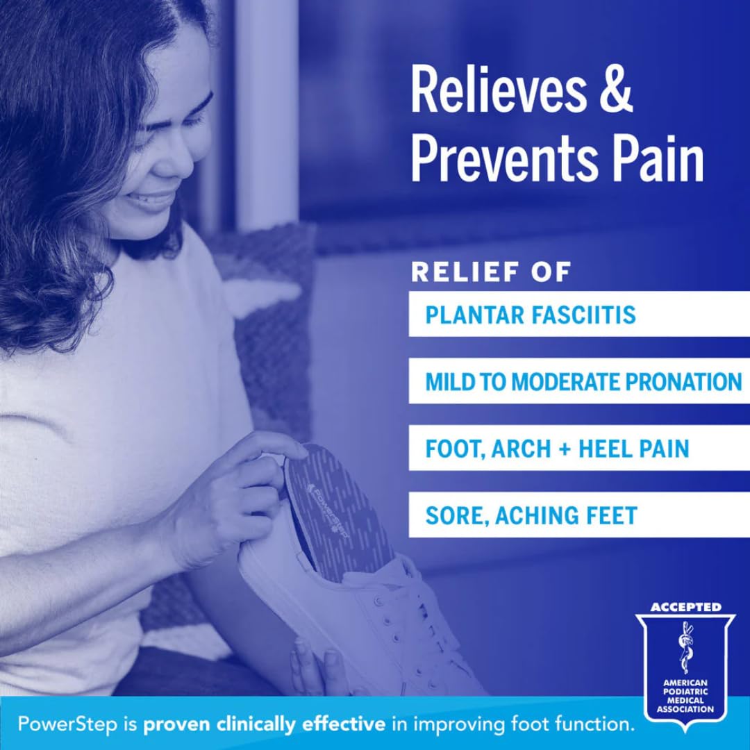 PowerStep Pinnacle Orthotics – Arch Support for Foot Pain

