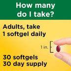 Nature Made Vitamin D3 K2 Softgels 5000 IU for Bone Health

