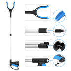 Reacher Grabber Tool Foldable with 360 Degree Jaw Magnet

