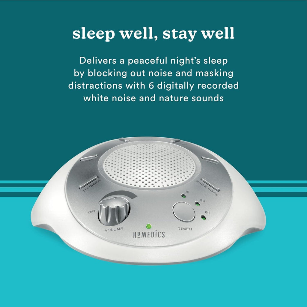 Homedics SoundSleep White Noise Sound Machine | 6 Sounds

