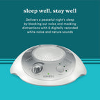 Homedics SoundSleep White Noise Sound Machine | 6 Sounds

