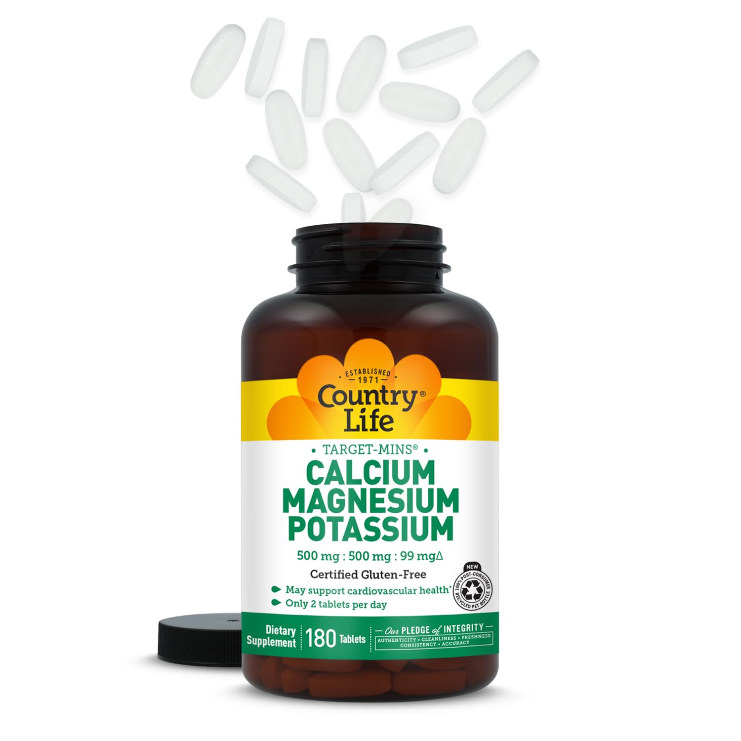 Country Life Target Mins Calcium Magnesium Potassium Supplement

