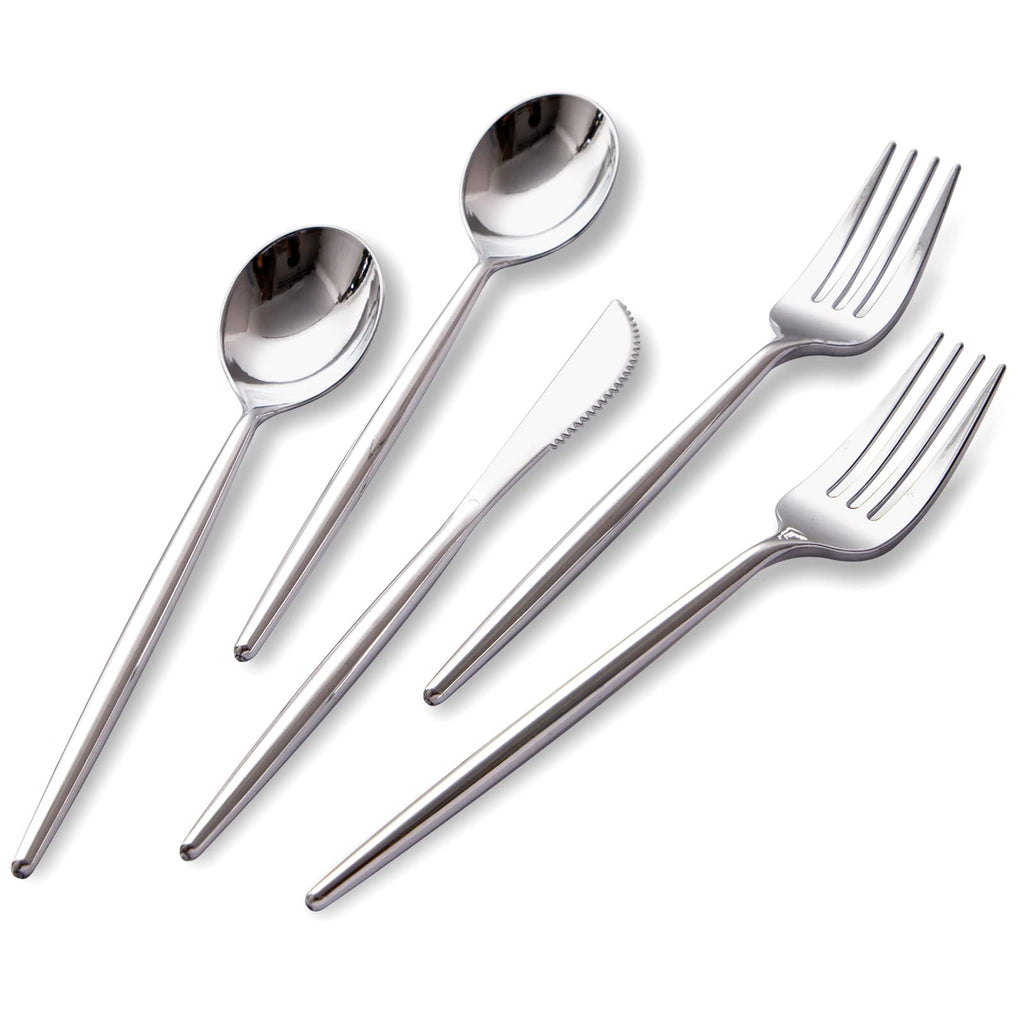 SUT Heavy Duty Disposable Flatware Set for Parties