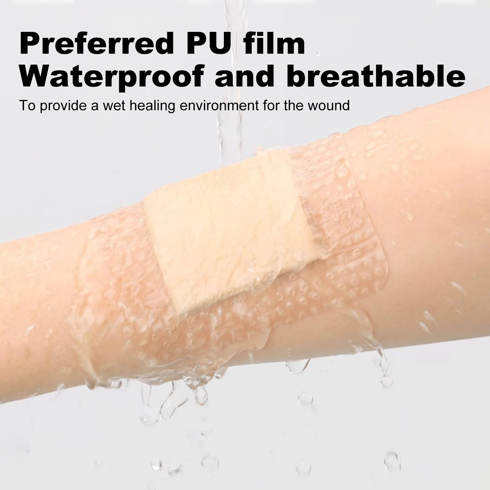 Silicone Foam Dressing with Gentle Border for Wound Care

