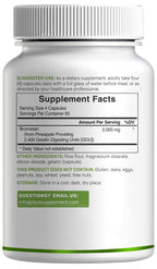 Bromelain Supplement Pineapple Enzyme for Digestion

