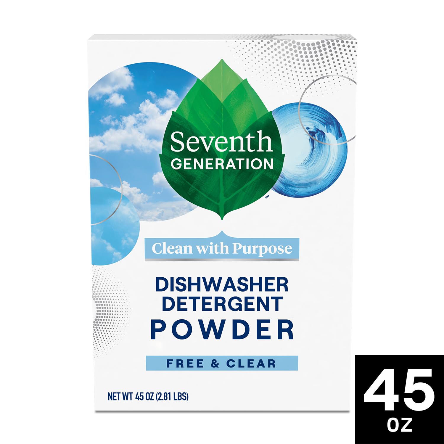 Seventh Generation Free & Clear Dishwasher Detergent Powder

