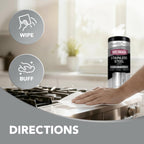 Weiman Stainless Steel Cleaner & Polish Kit | No-Rinse Shine

