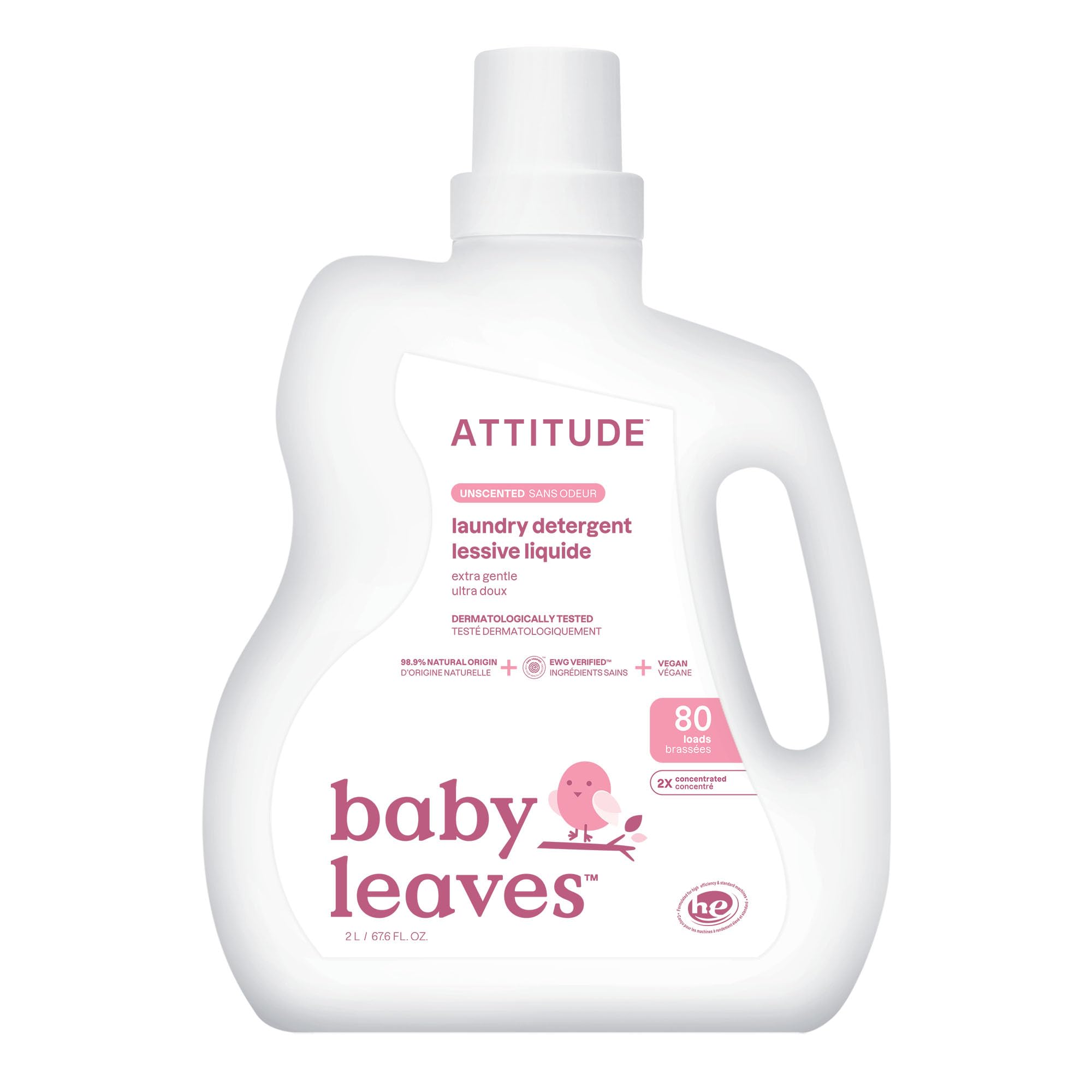 ATTITUDE Baby Laundry Detergent Liquid - EWG Verified