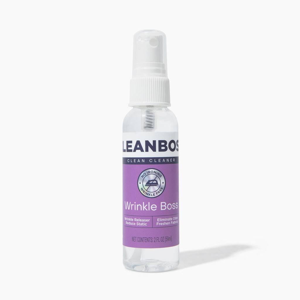 CleanBoss Wrinkle Boss Spray for Clothing | Quick Release

