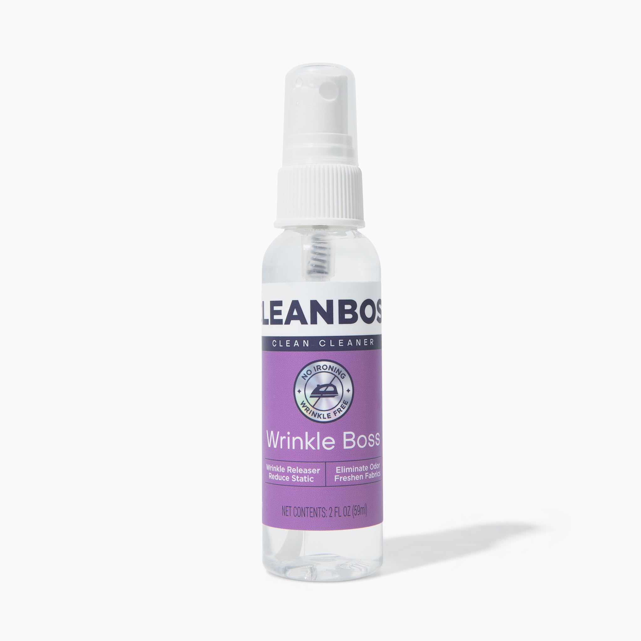 CleanBoss Wrinkle Boss Spray for Clothing | Quick Release

