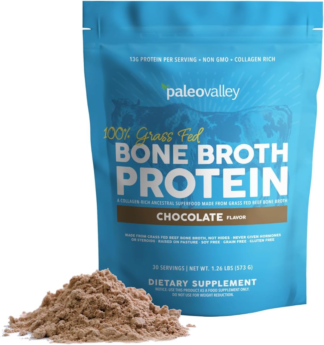 Paleovalley Grass-Fed Beef Bone Broth Protein Powder