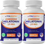 Vitamatic Melatonin Sleep Support Tablets – Vegetarian

