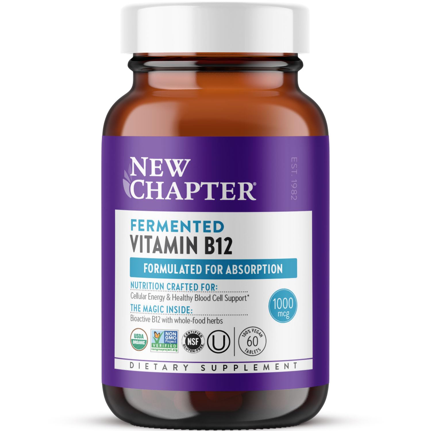 Vitamin B12 New Chapter Fermented 1,000 mcg Supplement


