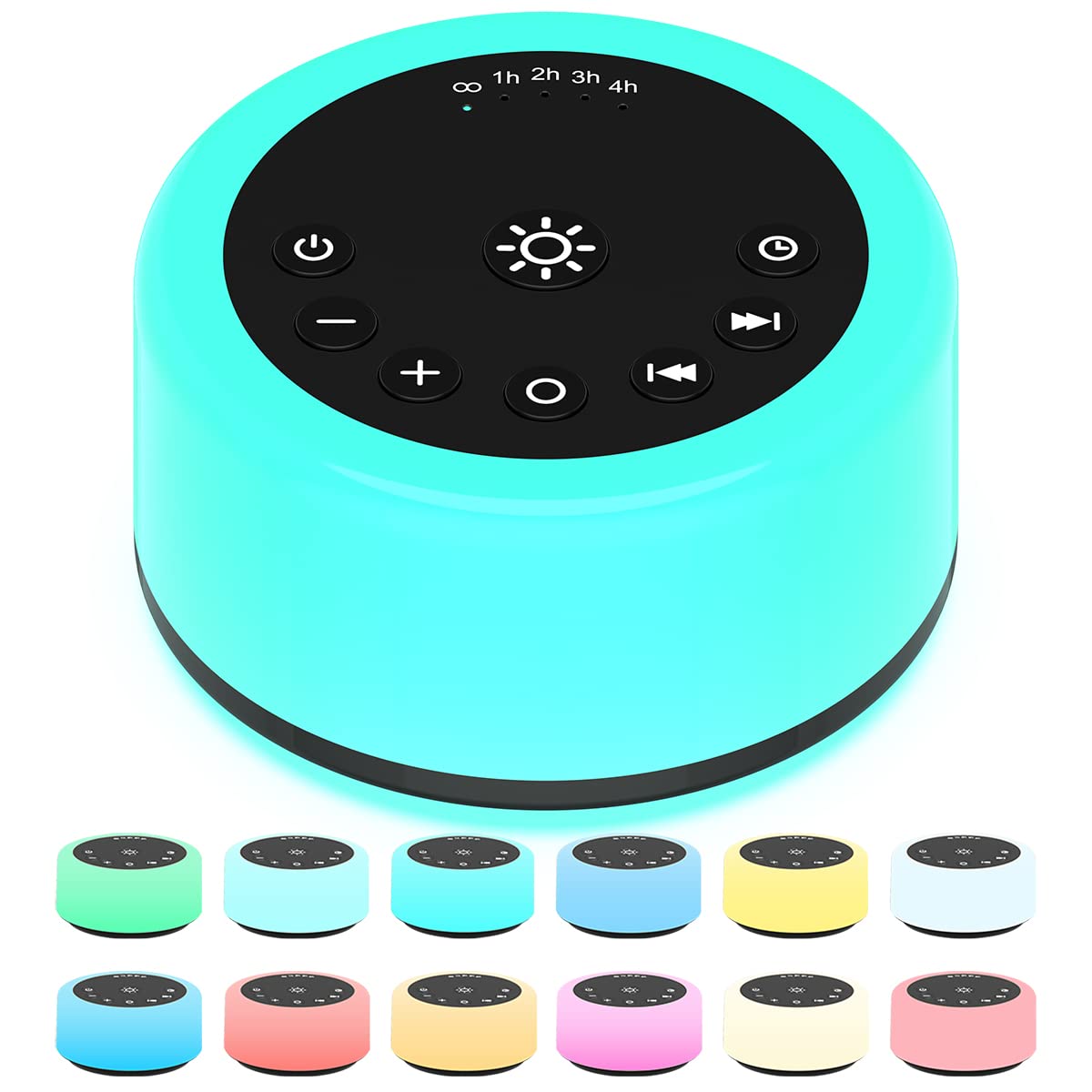 Soother Sleep Sound Machine with Night Light 30 Sounds

