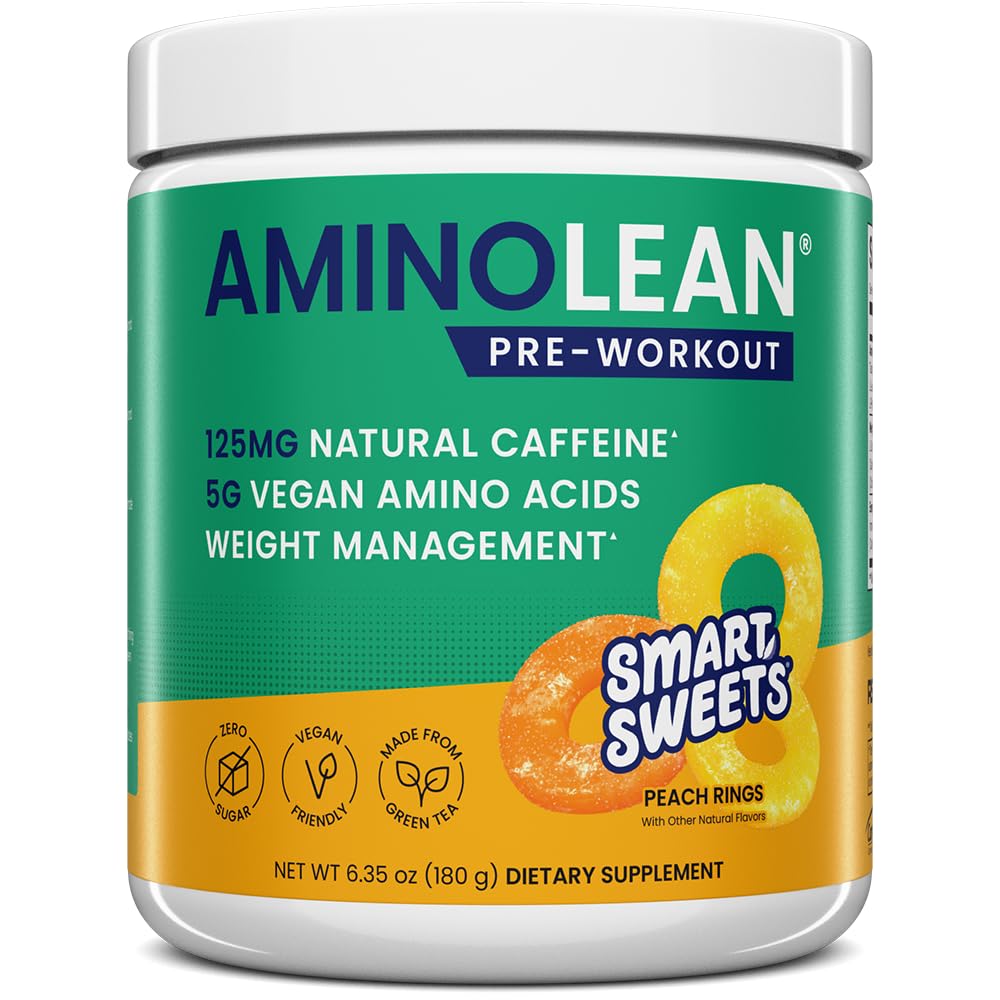 AminoLean Pre Workout by RSP Nutrition – Clean Energy, Vegan Formula