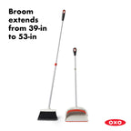OXO Good Grips Extendable Sweep Set | Broom and Dustpan

