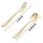 Plastic Cutlery Set – Disposable Heavy-Duty BPA Free

