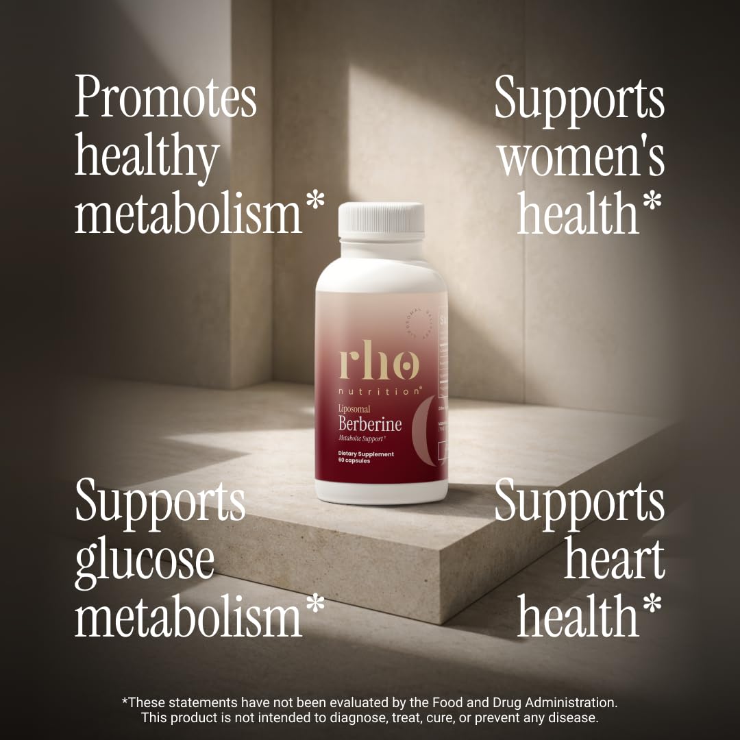 Rho Nutrition Liposomal Berberine Capsules | High Absorption


