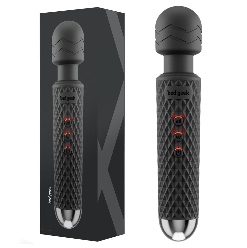 bed geek Handheld Wand Massager – USB Rechargeable