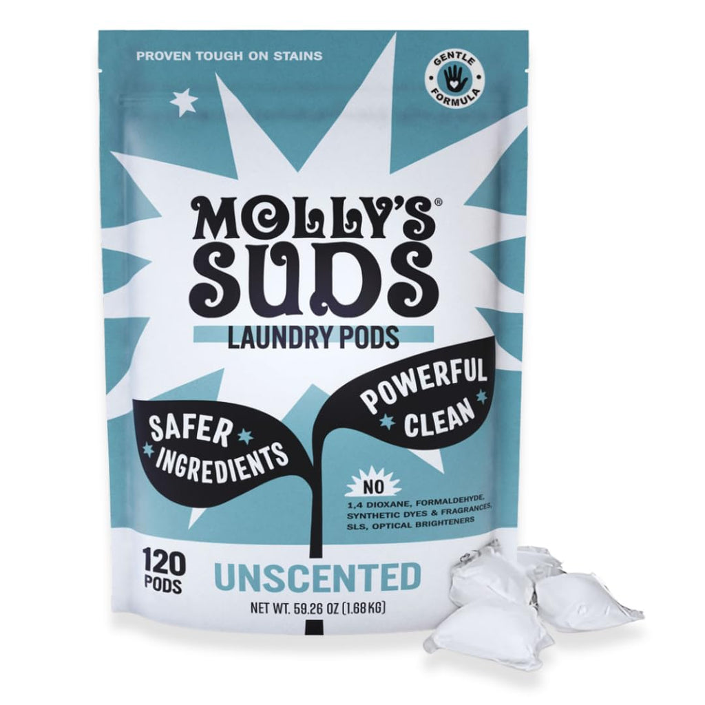 Molly's Suds Laundry Detergent Pods for Sensitive Skin

