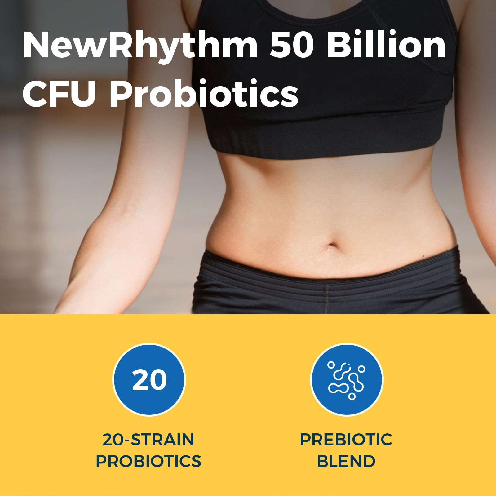 NewRhythm Probiotics 50 Billion CFU – Targeted Release

