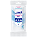 PURELL Clean & Go Wipes Portable Hand & Surface Cleaning

