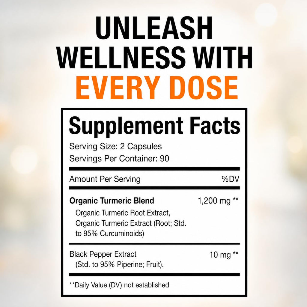 Pure By Nature Turmeric Curcumin with Black Pepper Extract

