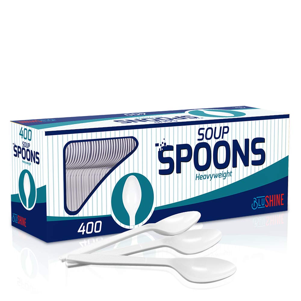 BluShine Heavy Duty Cutlery - Premium Disposable Utensils