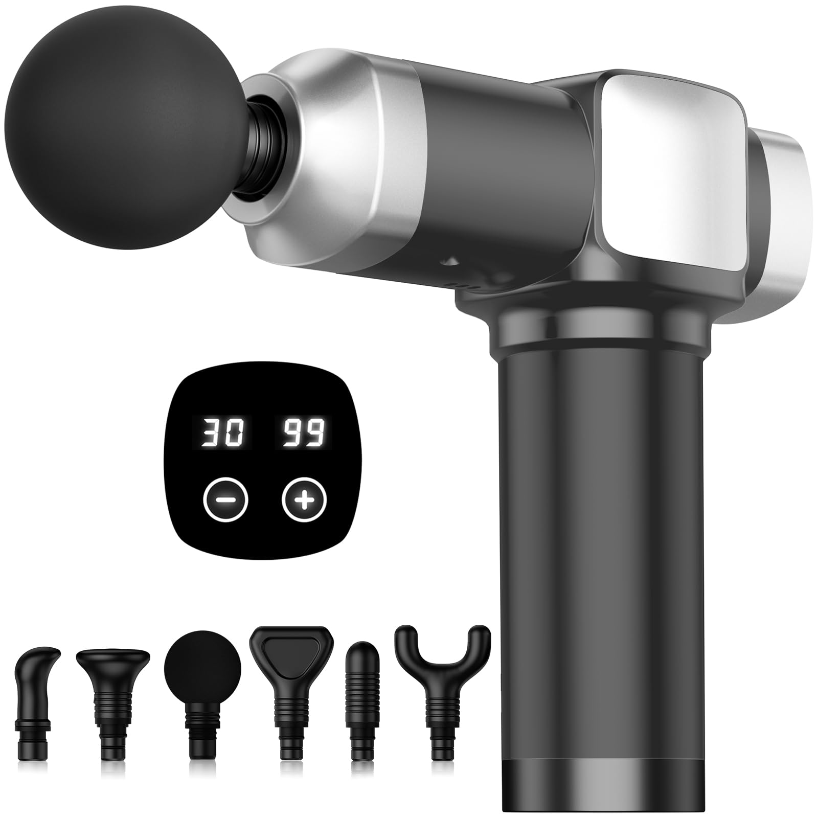 CAMEFER Deep Tissue Massage Gun – Handheld Percussion

