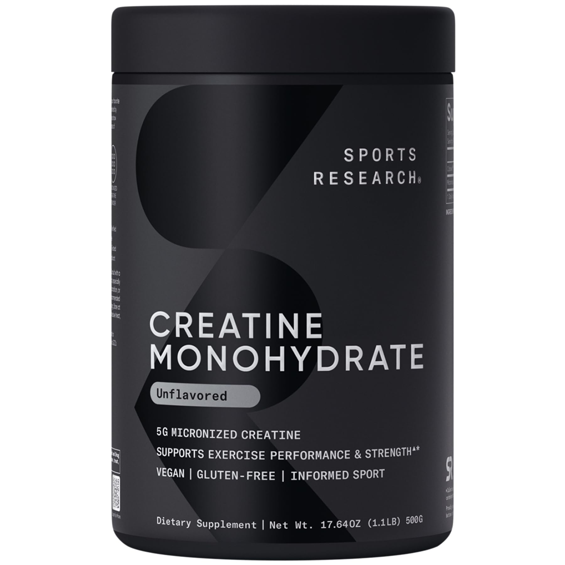 Sports Research Creatine Monohydrate Powder 5 g Micronized

