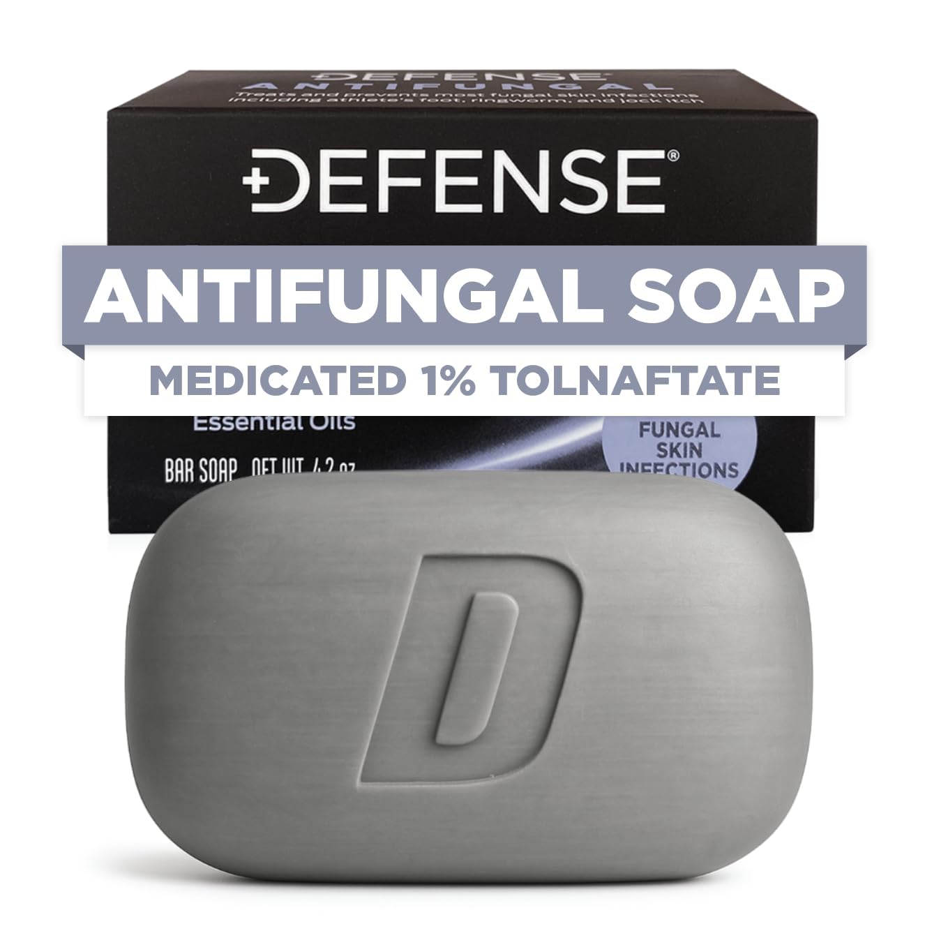 Defense Antifungal Bar Soap with Tolnaftate
