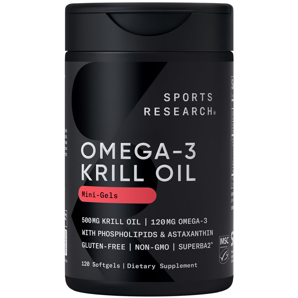 Sports Research Krill Oil with EPA & DHA Omega-3