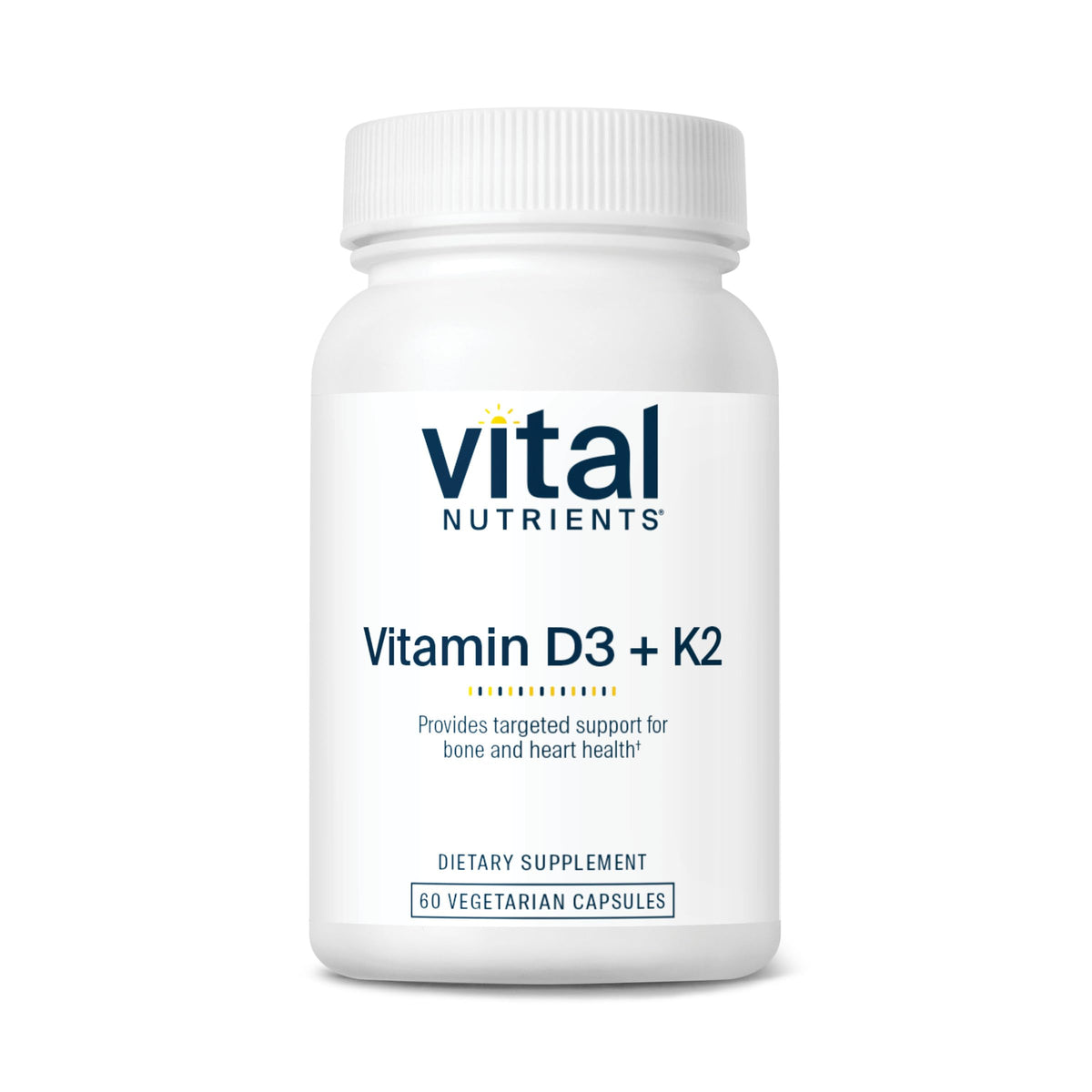Vital Nutrients Vitamin D3 + K2 2000 IU for Bone Health

