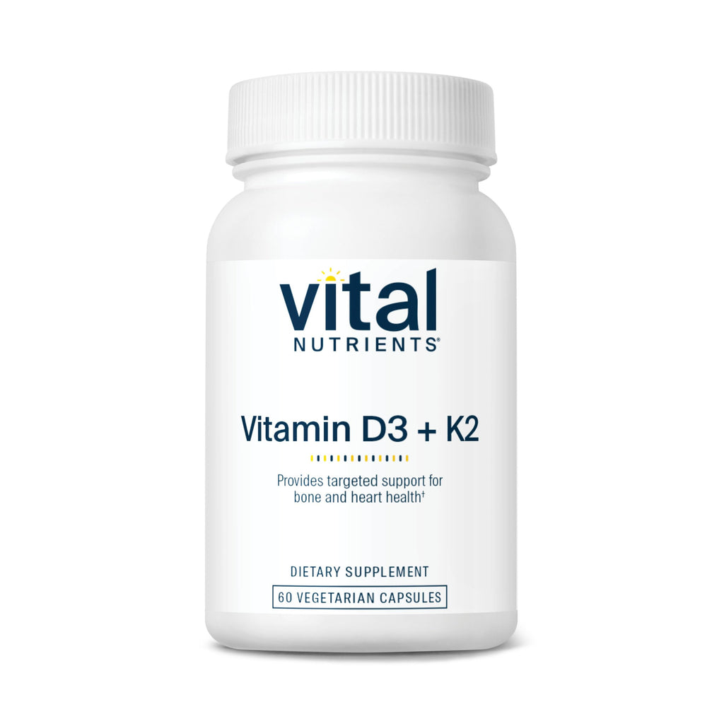 Vital Nutrients Vitamin D3 + K2 2000 IU for Bone Health

