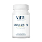 Vital Nutrients Vitamin D3 + K2 2000 IU for Bone Health


