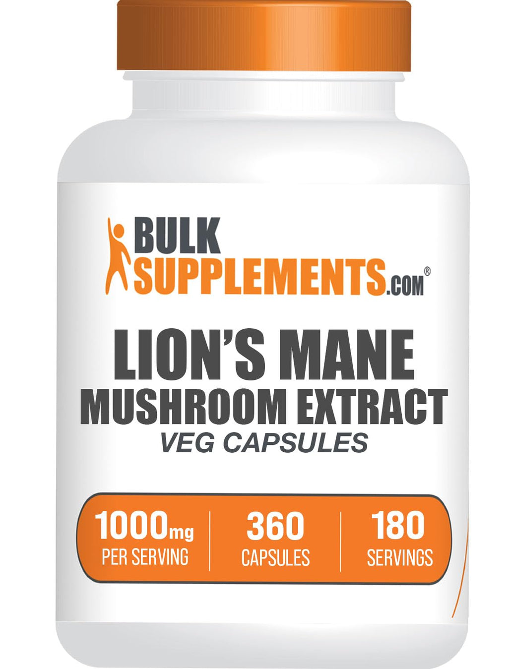 BulkSupplements Lion's Mane Mushroom Extract Supplement

