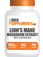BulkSupplements Lion's Mane Mushroom Extract Supplement

