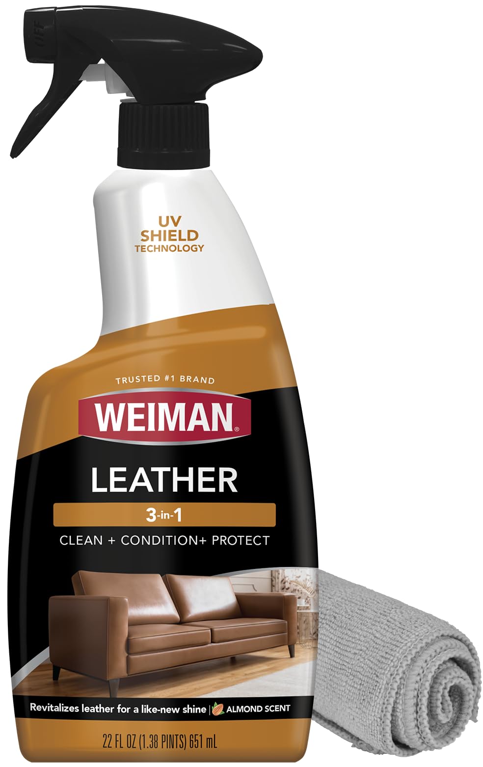 Weiman Leather Cleaner & Conditioner for Finished Leather