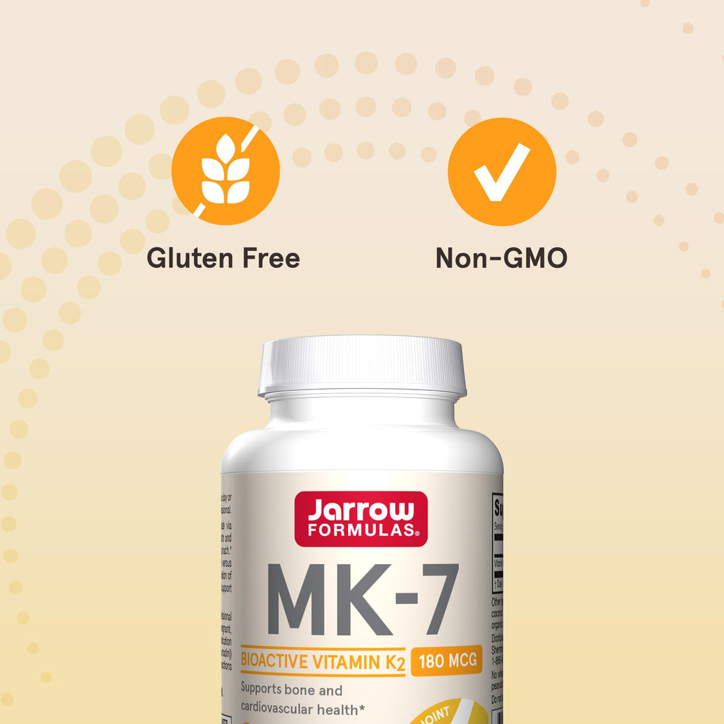 Jarrow Formulas MK-7 Vitamin K2 Softgels for Bone & Heart


